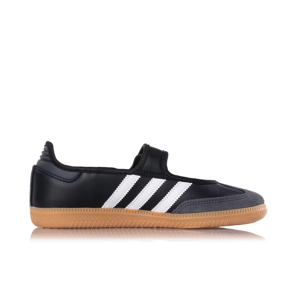 ADIDAS WOMEN'S SAMBA JANE JQ 6445 CARBON BLACK WHITE 37 1/3 EU - Picture 2 of 8